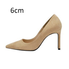 Load image into Gallery viewer, Women Pumps High Heels Shoes Pointed Toe Brand Woman Wedding Shoes Spring Summer Thin Heels Office Lady Dress Shoes Plus Size