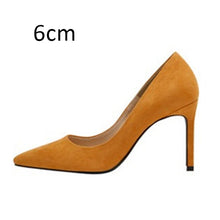 Load image into Gallery viewer, Women Pumps High Heels Shoes Pointed Toe Brand Woman Wedding Shoes Spring Summer Thin Heels Office Lady Dress Shoes Plus Size