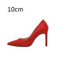 Load image into Gallery viewer, Women Pumps High Heels Shoes Pointed Toe Brand Woman Wedding Shoes Spring Summer Thin Heels Office Lady Dress Shoes Plus Size