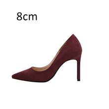 Load image into Gallery viewer, Women Pumps High Heels Shoes Pointed Toe Brand Woman Wedding Shoes Spring Summer Thin Heels Office Lady Dress Shoes Plus Size