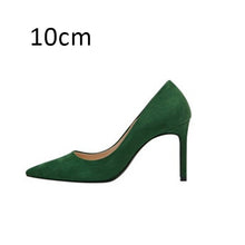 Load image into Gallery viewer, Women Pumps High Heels Shoes Pointed Toe Brand Woman Wedding Shoes Spring Summer Thin Heels Office Lady Dress Shoes Plus Size