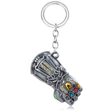 Load image into Gallery viewer, The Avengers 4 Big Size Thor Hammer Mjolnir Keychain Iron Man Thanos Endgame Infinity Gloves Keyrings Key Chains Men Jewelry