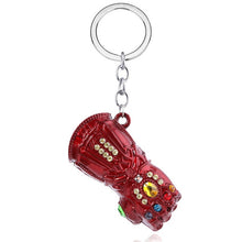 Load image into Gallery viewer, The Avengers 4 Big Size Thor Hammer Mjolnir Keychain Iron Man Thanos Endgame Infinity Gloves Keyrings Key Chains Men Jewelry