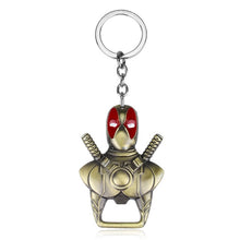 Load image into Gallery viewer, The Avengers 4 Big Size Thor Hammer Mjolnir Keychain Iron Man Thanos Endgame Infinity Gloves Keyrings Key Chains Men Jewelry