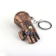 Load image into Gallery viewer, The Avengers 4 Big Size Thor Hammer Mjolnir Keychain Iron Man Thanos Endgame Infinity Gloves Keyrings Key Chains Men Jewelry