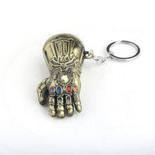 Load image into Gallery viewer, The Avengers 4 Big Size Thor Hammer Mjolnir Keychain Iron Man Thanos Endgame Infinity Gloves Keyrings Key Chains Men Jewelry