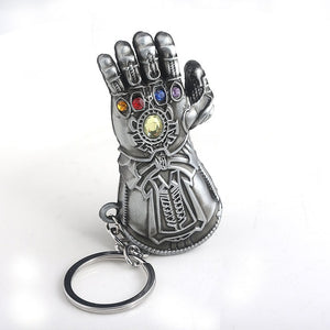 The Avengers 4 Big Size Thor Hammer Mjolnir Keychain Iron Man Thanos Endgame Infinity Gloves Keyrings Key Chains Men Jewelry