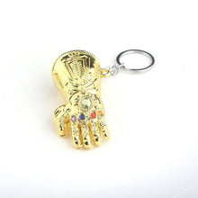 Load image into Gallery viewer, The Avengers 4 Big Size Thor Hammer Mjolnir Keychain Iron Man Thanos Endgame Infinity Gloves Keyrings Key Chains Men Jewelry