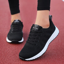 Load image into Gallery viewer, Women Casual Shoes Fashion Breathable Walking Mesh Lace Up Flat Shoes Sneakers Women 2019 Tenis Feminino Zapatillas Mujer