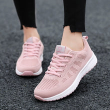 Load image into Gallery viewer, Women Casual Shoes Fashion Breathable Walking Mesh Lace Up Flat Shoes Sneakers Women 2019 Tenis Feminino Zapatillas Mujer