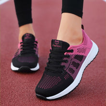 Load image into Gallery viewer, Women Casual Shoes Fashion Breathable Walking Mesh Lace Up Flat Shoes Sneakers Women 2019 Tenis Feminino Zapatillas Mujer