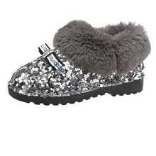 Load image into Gallery viewer, Women Winter Warm Boots Antiskid Outsole Lady Snow Boots Shiny Brand Fashion Style Easy Wear Hairy Ankle Boots Plus