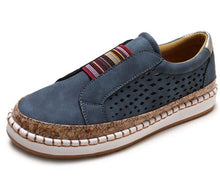 Load image into Gallery viewer, Women Slip-on Mixed Color Loafers Ladies Round Toe Low Top Sneakers Female Platform Casual Shoes Woman Breathable Walking Shoes