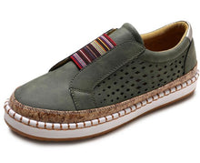 Load image into Gallery viewer, Women Slip-on Mixed Color Loafers Ladies Round Toe Low Top Sneakers Female Platform Casual Shoes Woman Breathable Walking Shoes