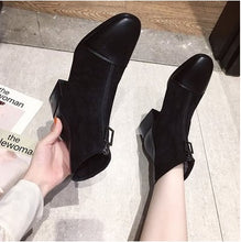 Load image into Gallery viewer, Winter Boots Women Shoes Woman Boots Fashion Black Ankle Boots Winter Boots 2019 Winter New Short Fur Warm Boots Comfortable B02
