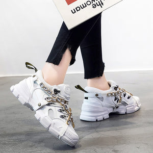 Spring Mesh Women diamond Casual Women rhinestone Shoes Flats Platform Lace-Up Fashion crystal Women Sneakers zapatos de mujer