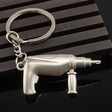 Load image into Gallery viewer, TAFREE Fashion Tools Keychains Spanner,Hammer,Saw,Axe,Wrench,Electrodrill,Scissors Alloy Pendants with Chains useful Key chains