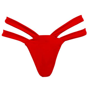 TDFunlive 2019 V shape sexy female swimwear women swim brief brazilian bikini bottom cheeky butt thong tanga panties underwear