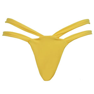 TDFunlive 2019 V shape sexy female swimwear women swim brief brazilian bikini bottom cheeky butt thong tanga panties underwear