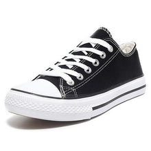Load image into Gallery viewer, SJJH Women Canvas Sneakers Lovers Comfortable Shoes Vulcanize Flats Casual Man Chaussure Lace-up Ladies Trainers Footwear D002