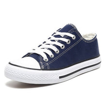 Load image into Gallery viewer, SJJH Women Canvas Sneakers Lovers Comfortable Shoes Vulcanize Flats Casual Man Chaussure Lace-up Ladies Trainers Footwear D002