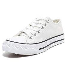 Load image into Gallery viewer, SJJH Women Canvas Sneakers Lovers Comfortable Shoes Vulcanize Flats Casual Man Chaussure Lace-up Ladies Trainers Footwear D002