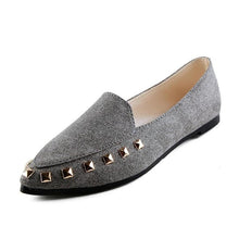 Load image into Gallery viewer, YJSFG HOUSE Lady Bling Sequined Ballet Shoes Silver Gold Color Comfortable Loafers Autumn Round toe Slip-on Flats Shoes Women