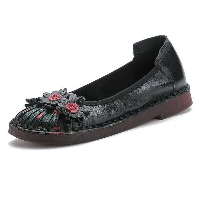 Xiuteng 2019 Summer Ladies Fashion Brand Women Shoes Elegant Comfort Woman's Casual OL Office Shoes Leisure Genuine Leather Shoe