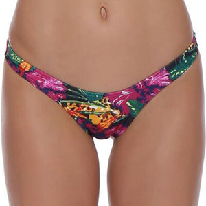 TDFunlive 2019 SEXY Women Bikini bottom solid color G-String Brazilian Thongs Swimwear high waist Swimsuit Bottom swimming